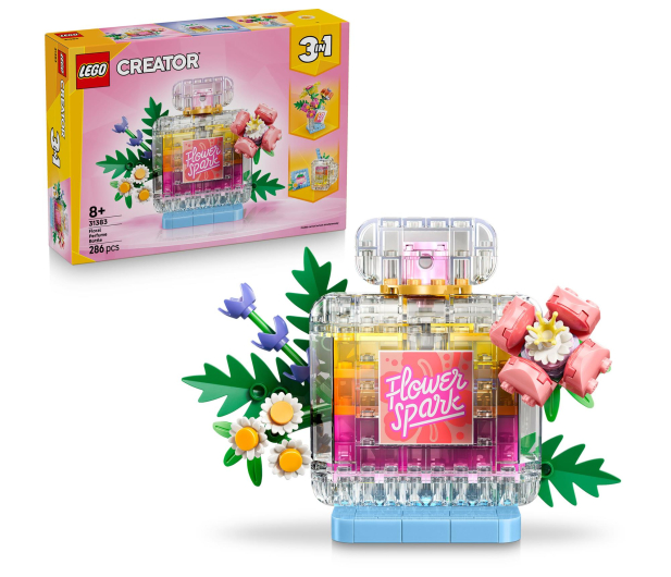 LEGO CREATOR 31383 Flakon perfum z kwiatową ozdobą - 1529740 - zdjęcie 3